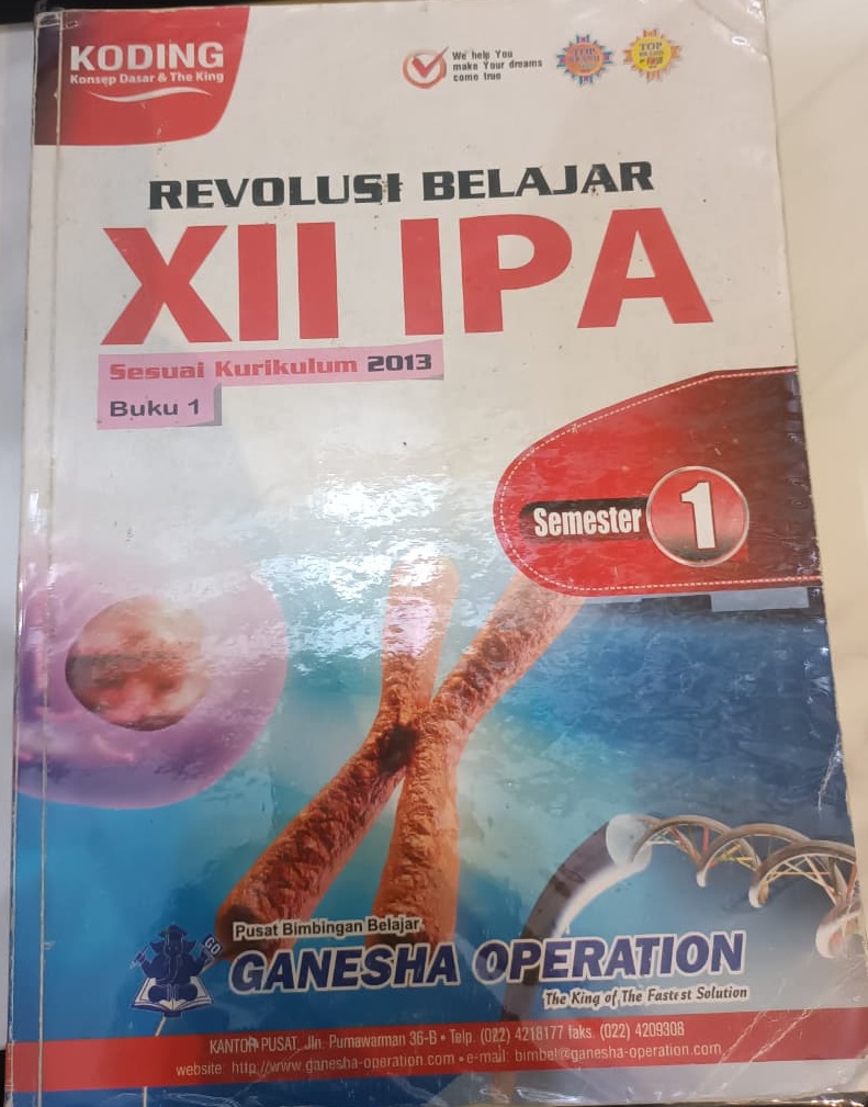 Revolusi Belajar XII IPA Sesuai Kurikulum 2013