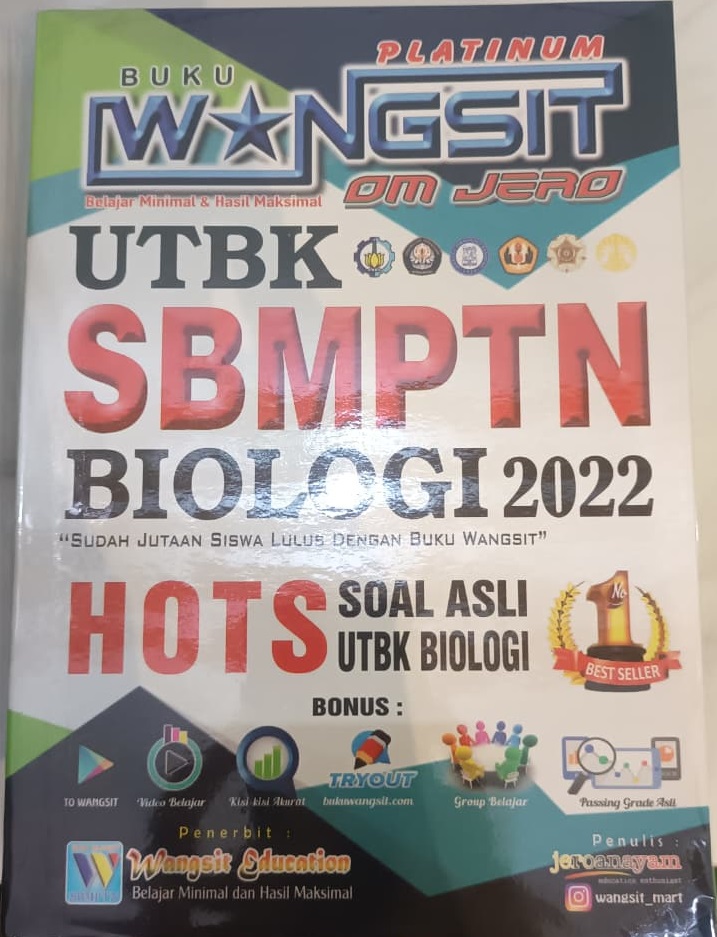 Buku Wangsit UTBK SBMPTN 2022 : Biologi