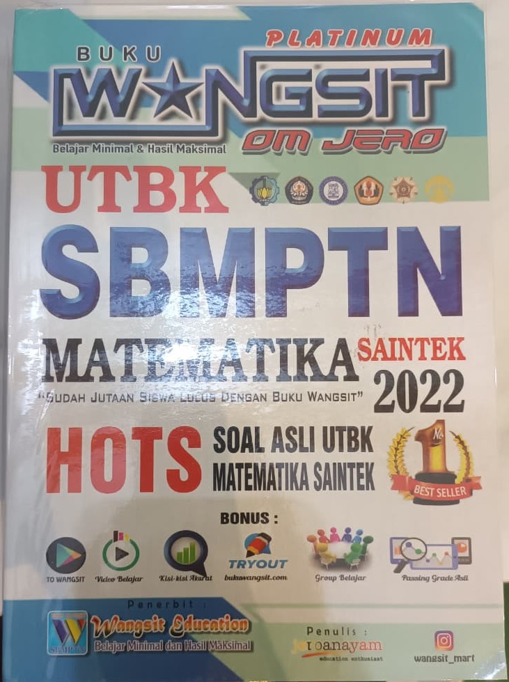 Buku Wangsit UTBK SBMPTN 2022 : Matematika