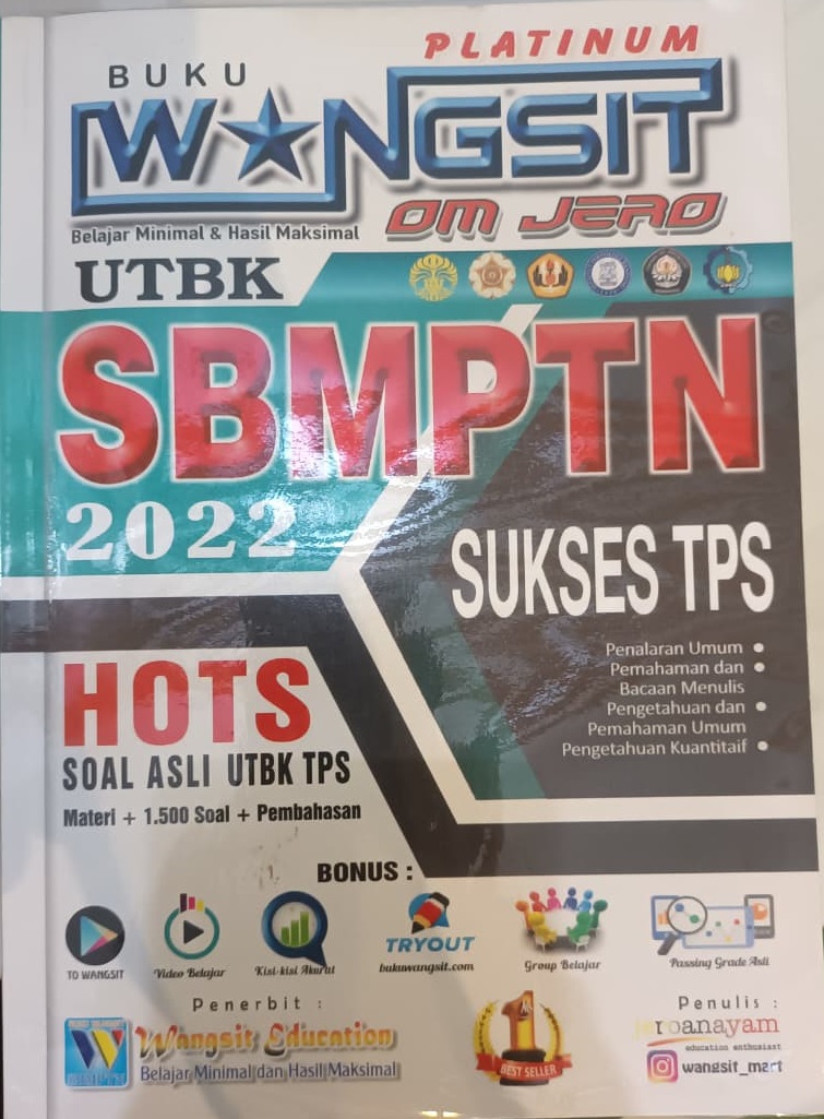 Buku Wangsit UTBK SBMPTN 2022 : TPS